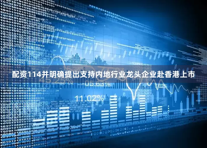 配资114并明确提出支持内地行业龙头企业赴香港上市